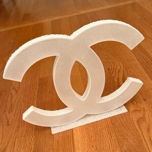 CHANEL Frosted CC Logo